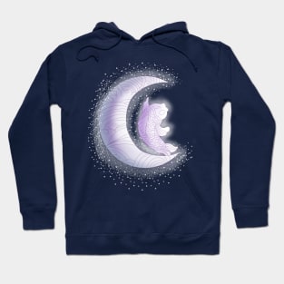 Koi Fish & Crescent Moon Hoodie